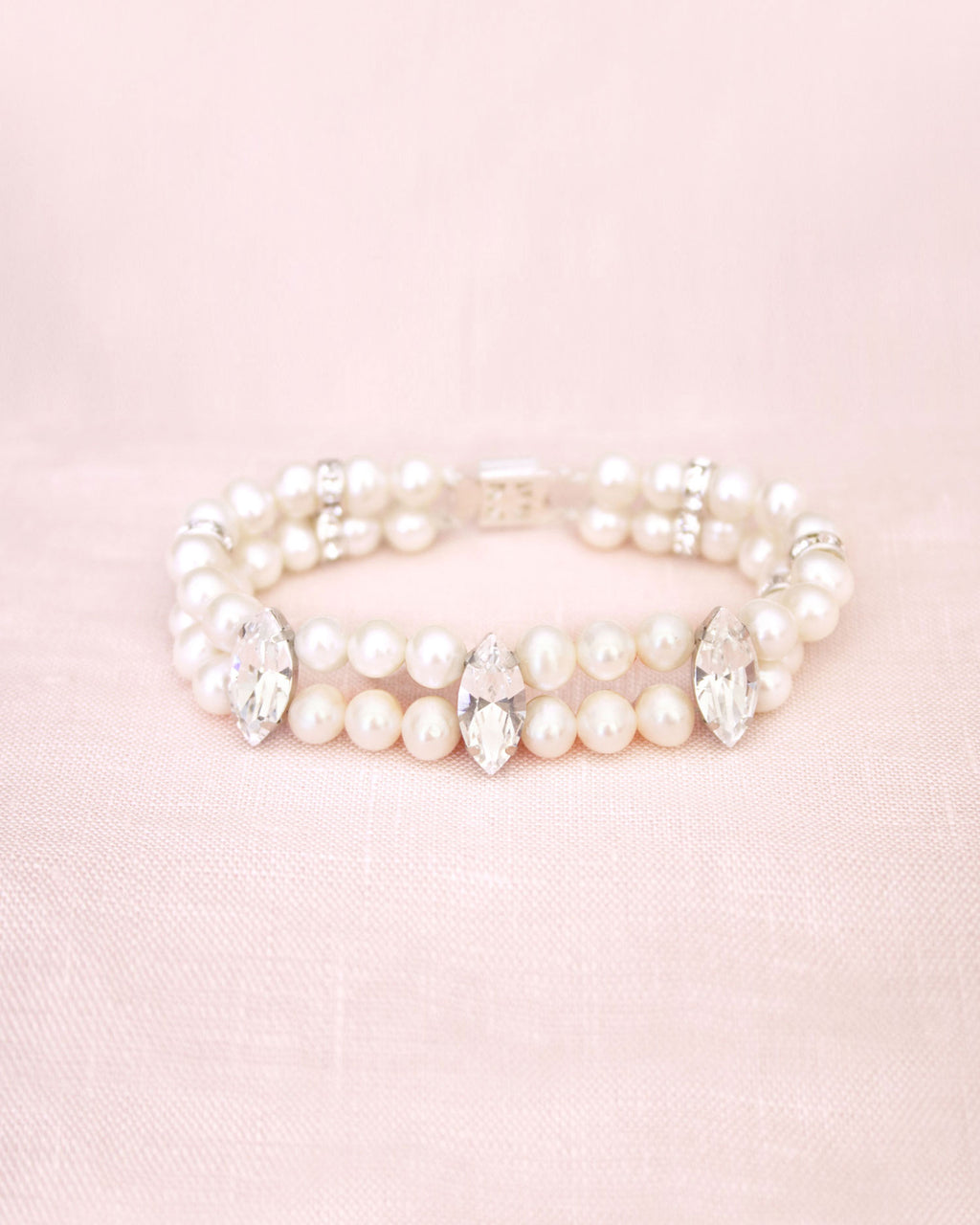 Midnight Garden Pearl Bracelet