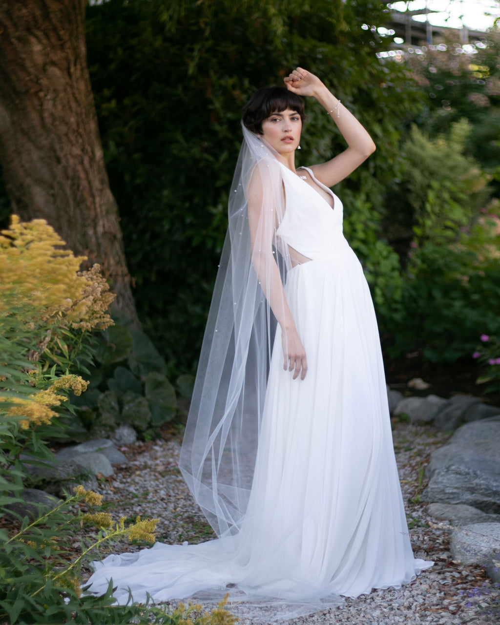 Akina Pearl Veil – Atelier Elise