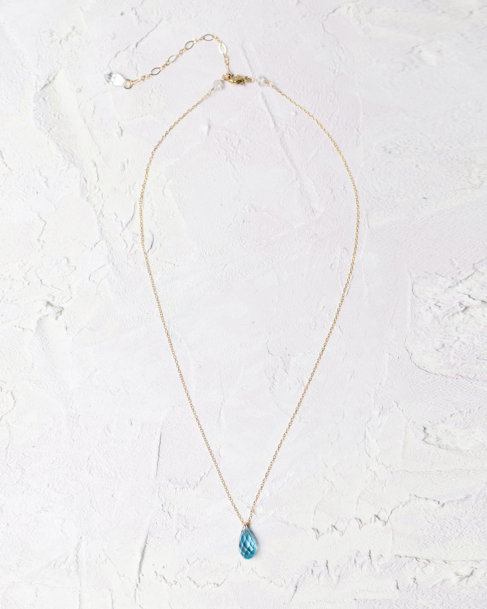 Dewdrop Crystal Necklace – Atelier Elise Dewdrop Crystal Necklace – Atelier Elise