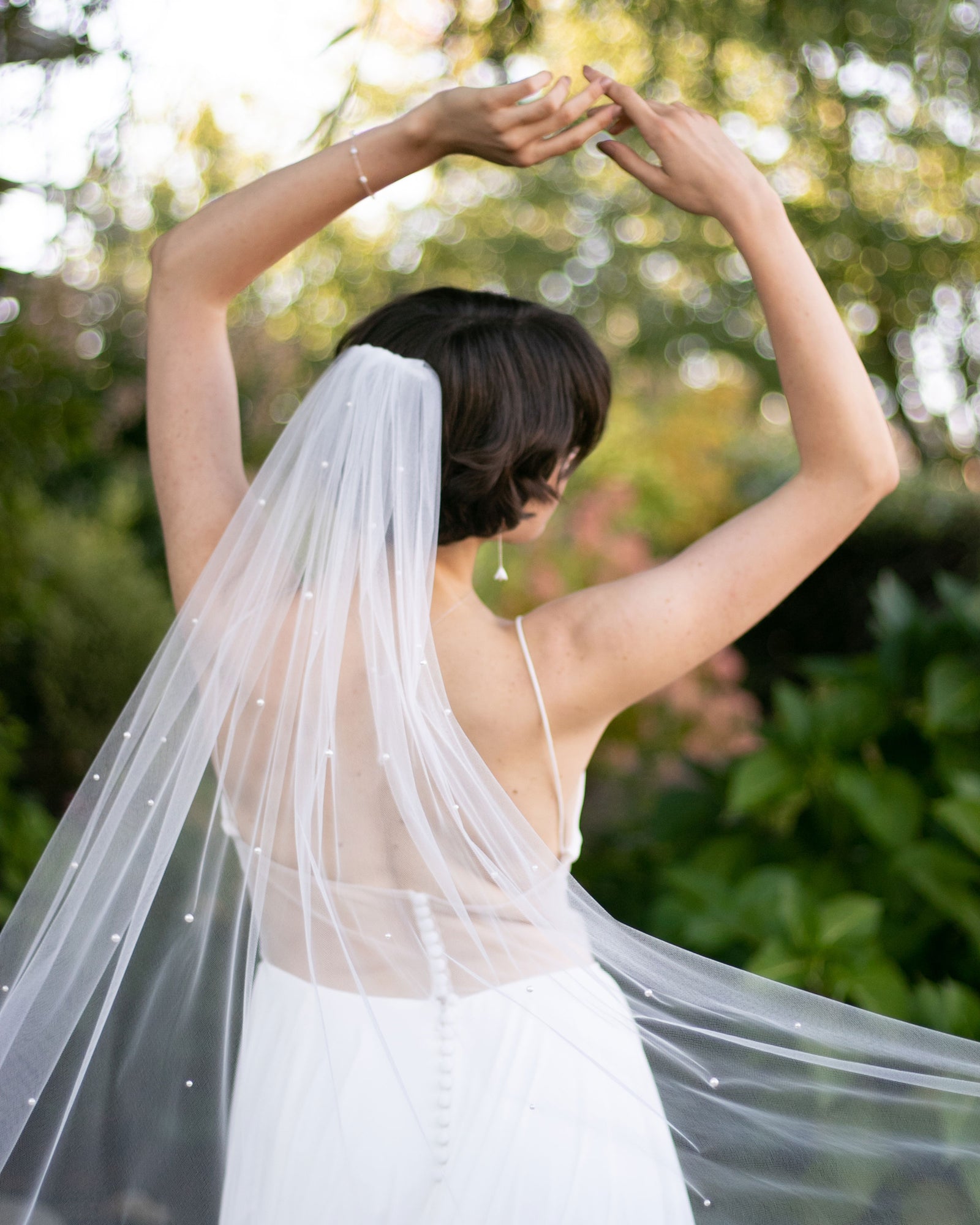 Akina Pearl Veil – Atelier Elise
