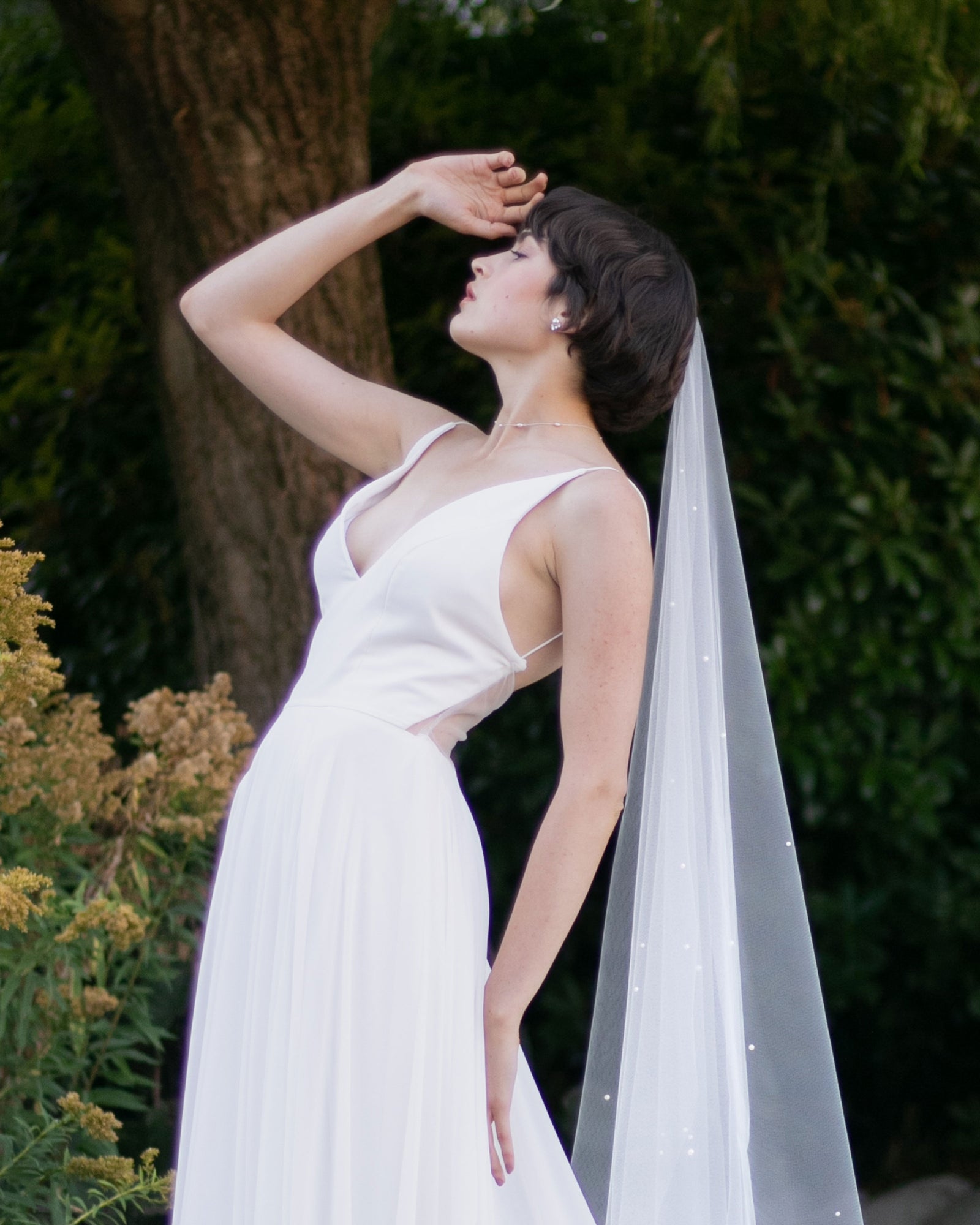 Iris Pearl Veil – Atelier Elise